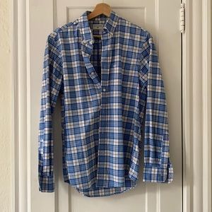 Dockers blue plaid button down